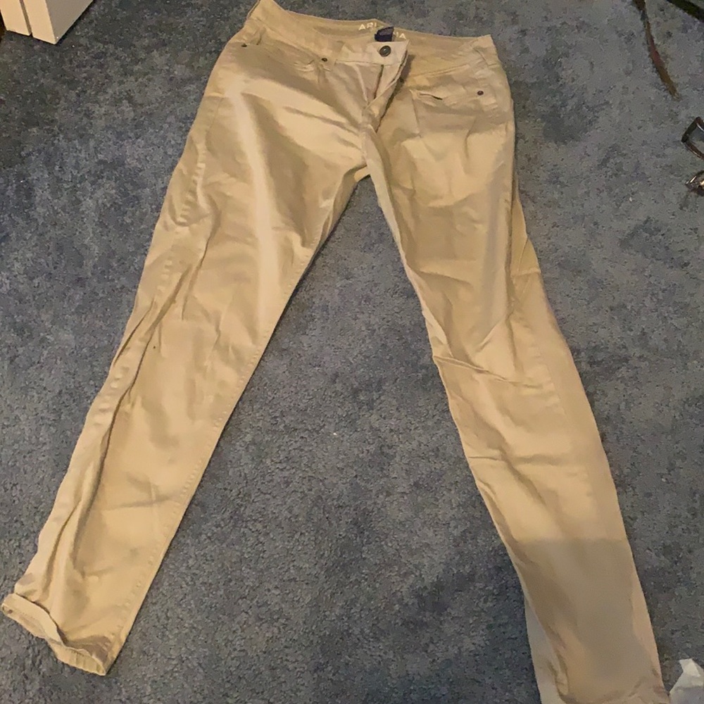 Juniors Arizona Jean Company Khakis size 9 skinny jeans